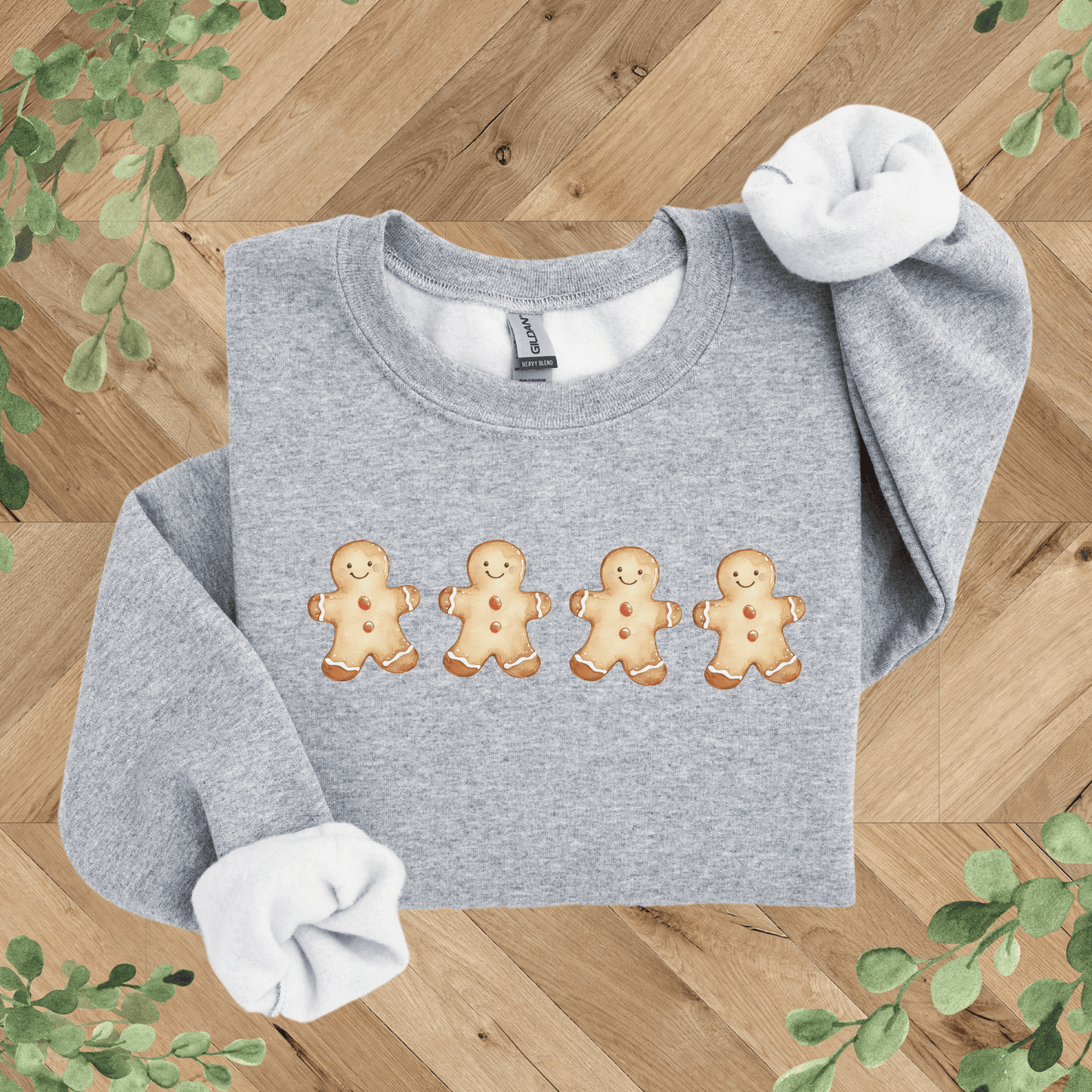 Merry + Bright Gingerbread Sweatshirt
