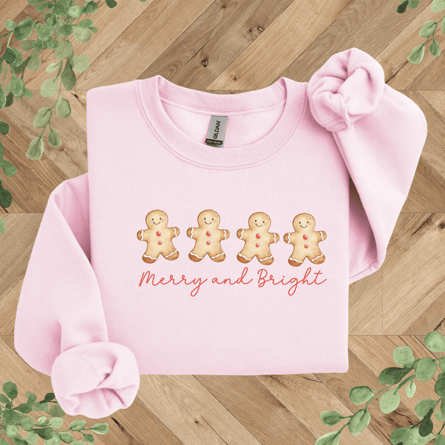 Merry + Bright Gingerbread Sweatshirt