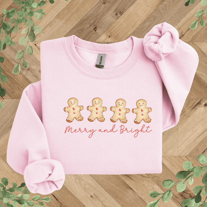 Merry + Bright Gingerbread Sweatshirt