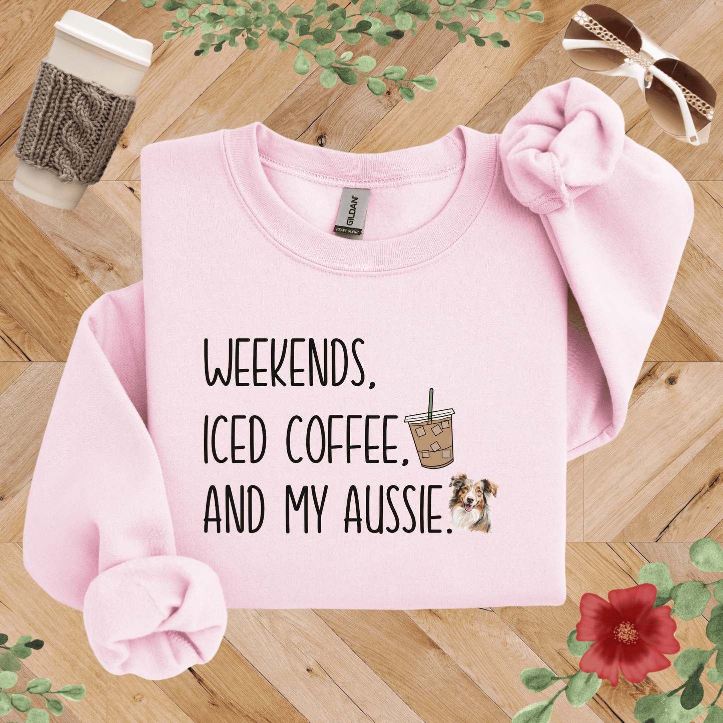 Weekends, Iced Coffee, and My Aussie Sweatshirt