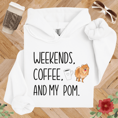 Weekends, Coffee, and My Pom Hoodie