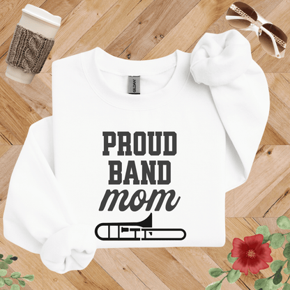Proud Band Mom Trombone Sweatshirt