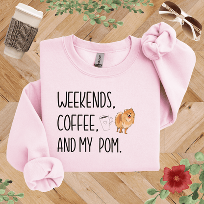 Weekends, Coffee, and My Pom Sweatshirt