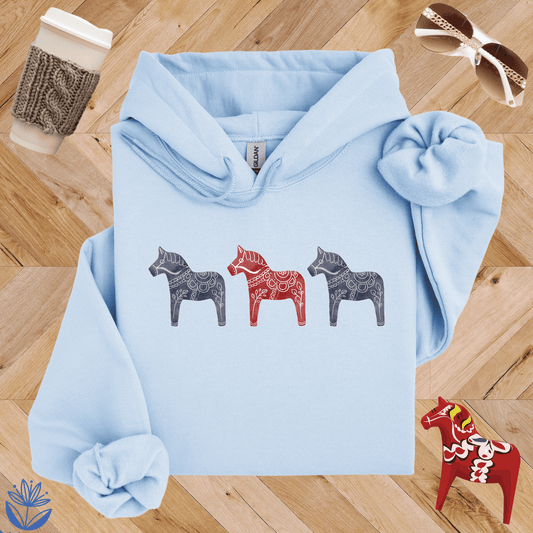 Dala Horse Trio Hoodie