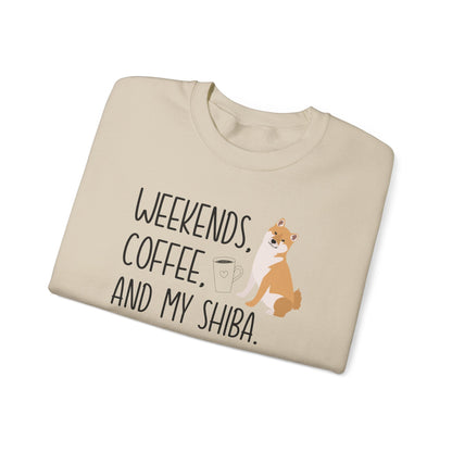 Weekends, Coffee, and My Shiba Inu Sweatshirt