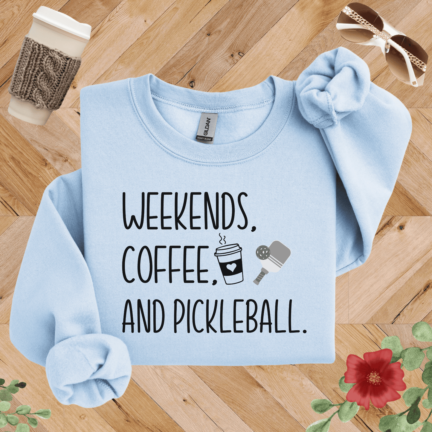 Weekends, Coffee, and Baseball Sweatshirt