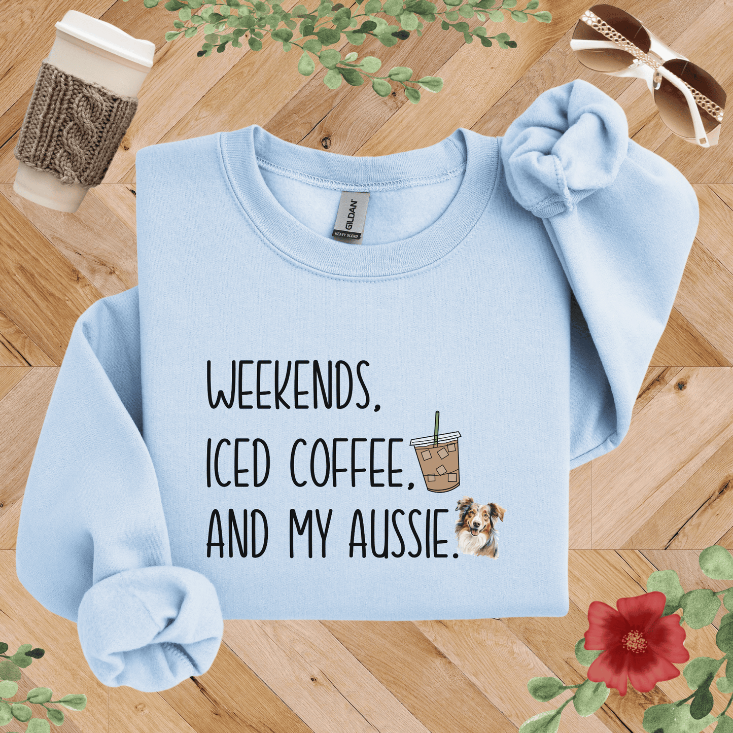 Weekends, Iced Coffee, and My Aussie Sweatshirt