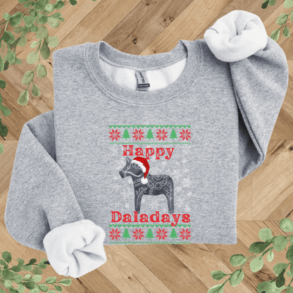 Dala Horse Ugly Christmas Sweatshirt