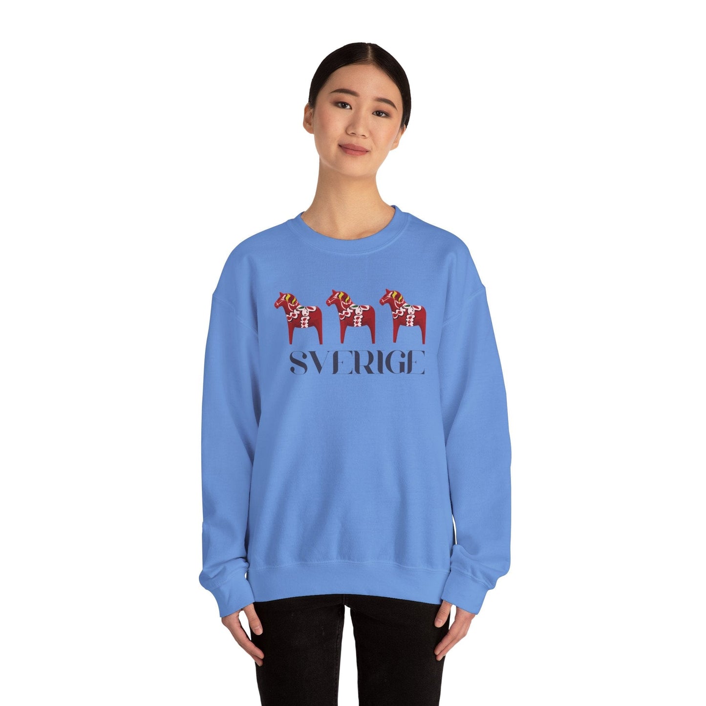 Sverige Red Horses Crewneck Sweatshirt