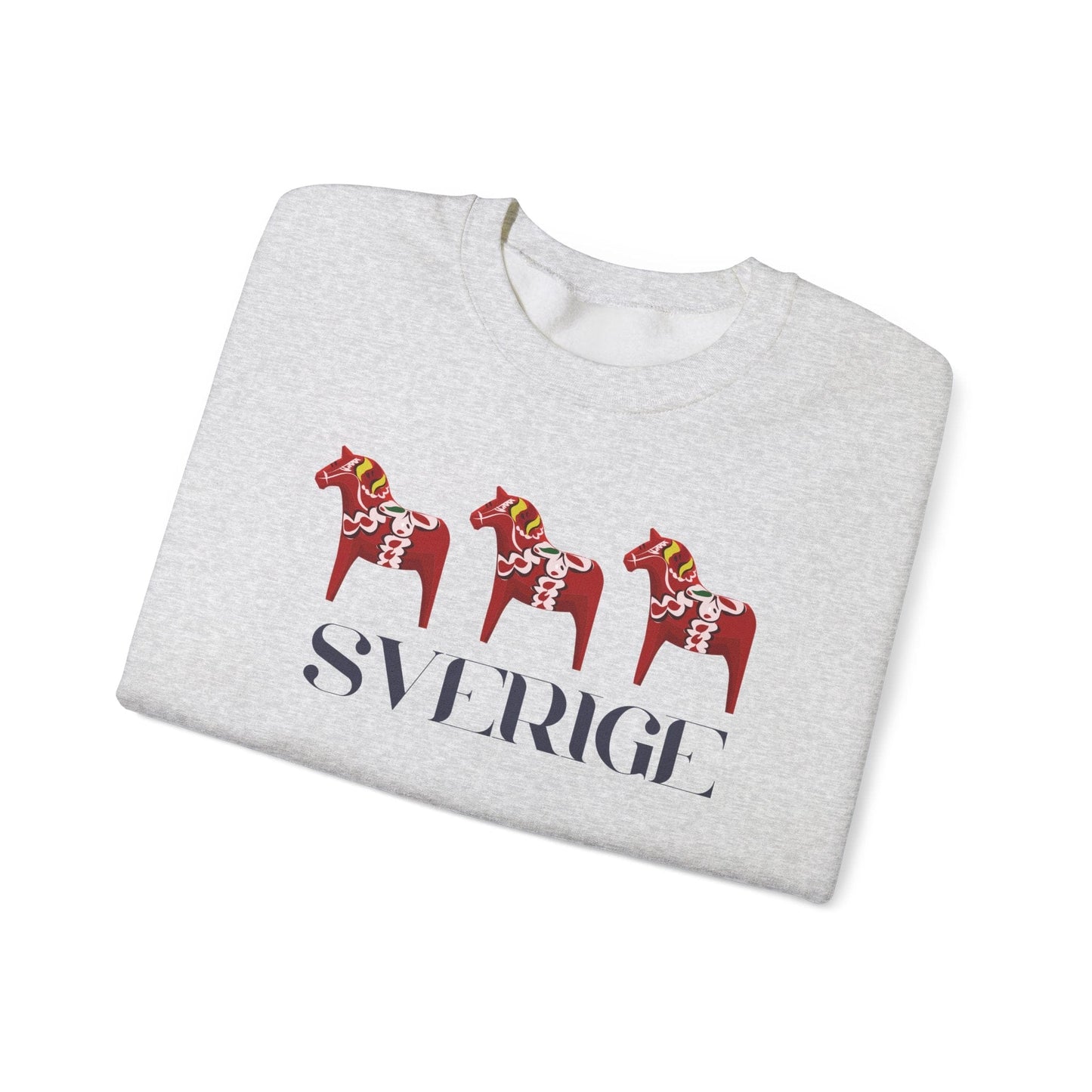Sverige Red Horses Crewneck Sweatshirt