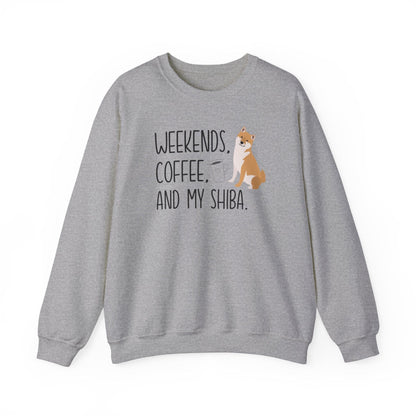 Weekends, Coffee, and My Shiba Inu Sweatshirt