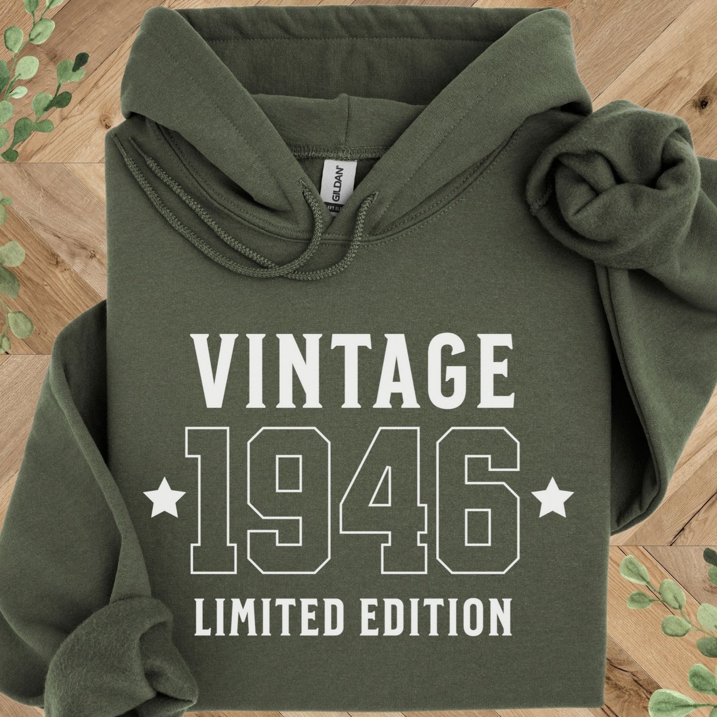 Vintage 1946 Hoodie – 80th Birthday Gift – Limited Edition 1946 Sweatshirt