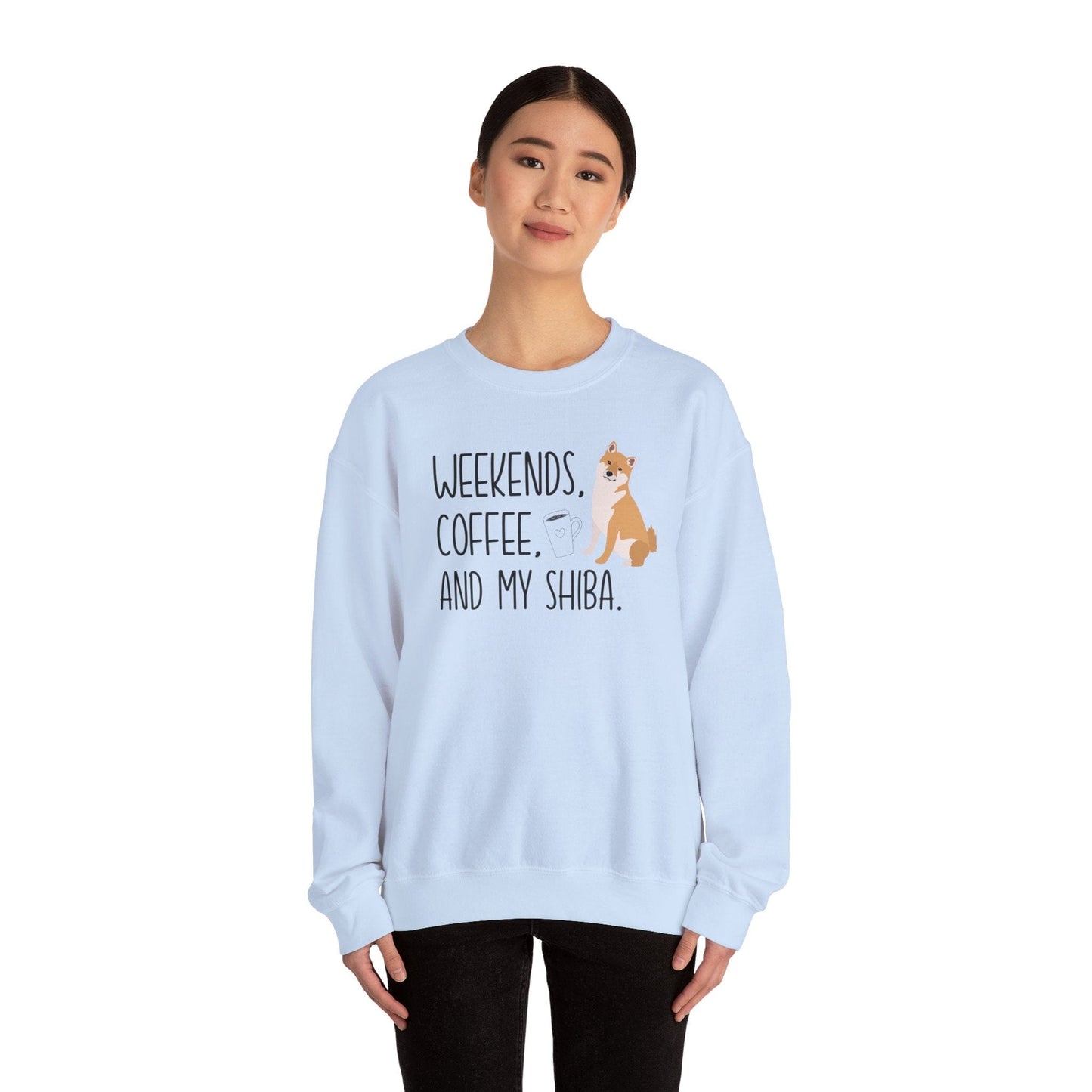 Weekends, Coffee, and My Shiba Inu Sweatshirt