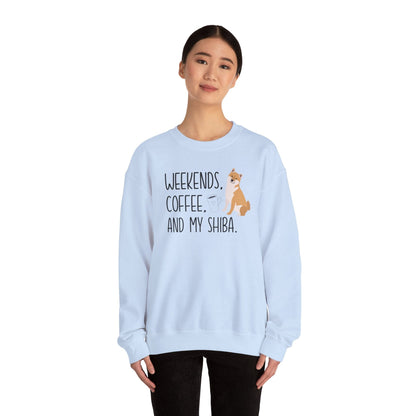 Weekends, Coffee, and My Shiba Inu Sweatshirt
