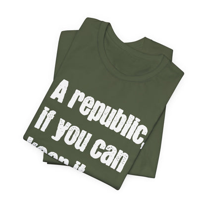 Franklin Republic Quote Shirt