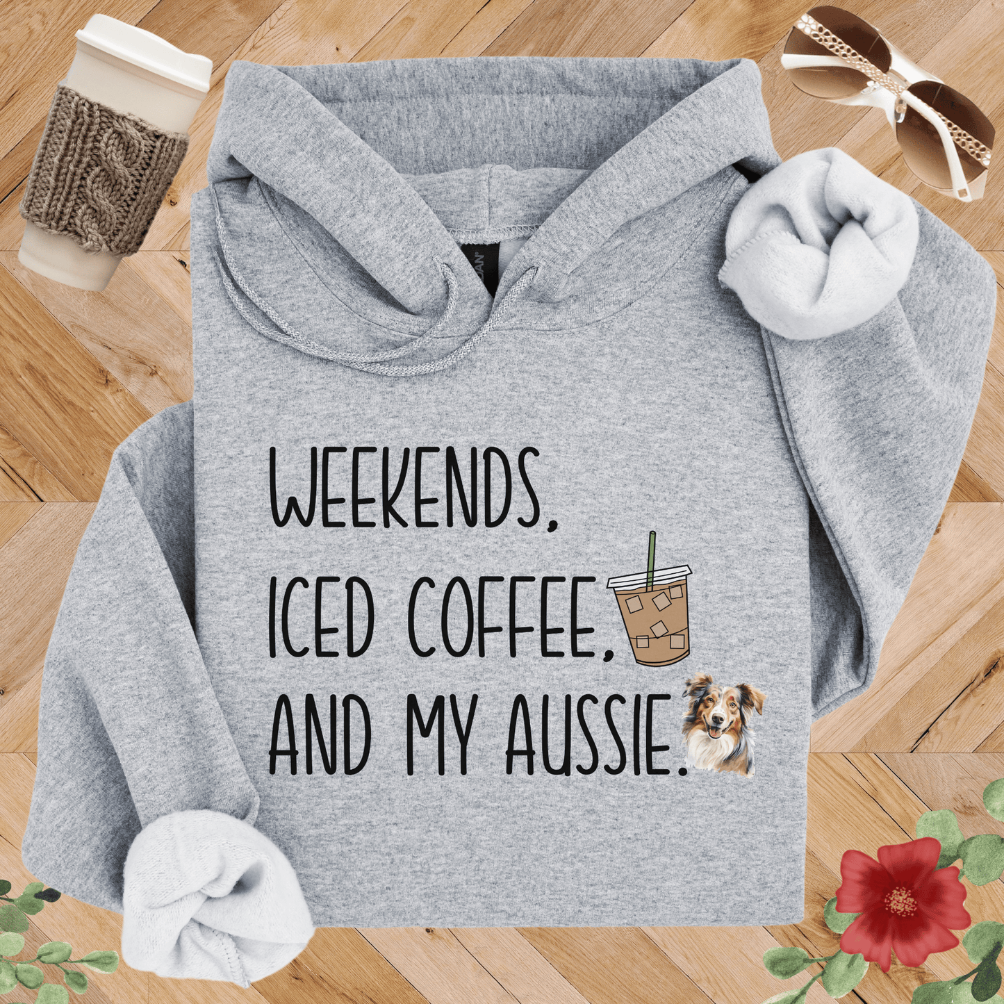 Weekends, Iced Coffee, and My Aussie Hoodie