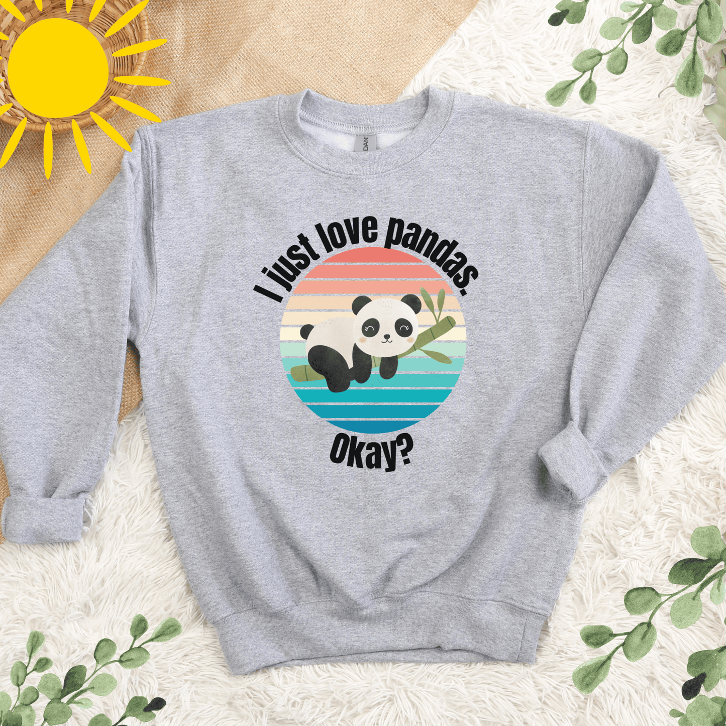 Panda in Tree Youth Sweatshirt