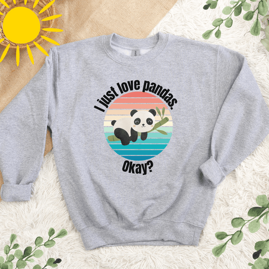 Panda in Tree Youth Sweatshirt