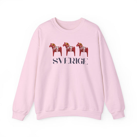 Sverige Red Horses Crewneck Sweatshirt