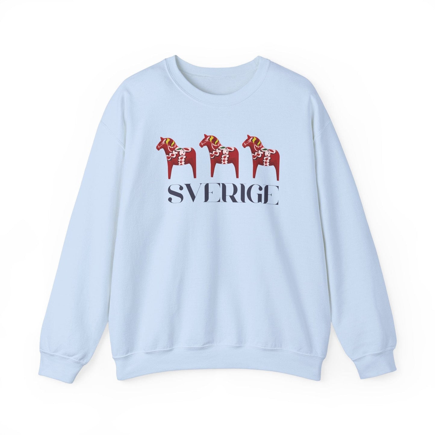 Sverige Red Horses Crewneck Sweatshirt