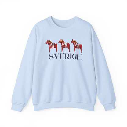 Sverige Red Horses Crewneck Sweatshirt
