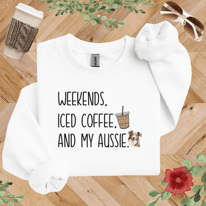 Weekends, Iced Coffee, and My Aussie Sweatshirt
