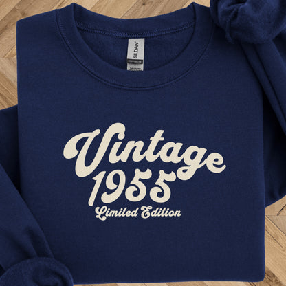 Vintage 1955 Birthday Sweatshirt